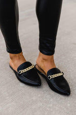 Load image into Gallery viewer, Millie Leather Black Mules
