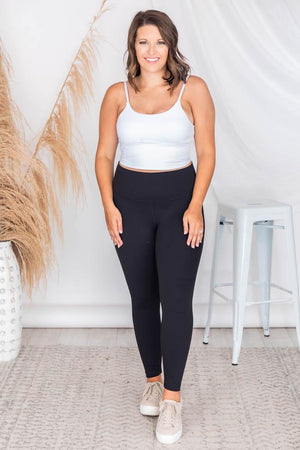 Chasing Reality Black High Waist Legging