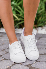 Load image into Gallery viewer, The Jenny Solid Sneakers White
