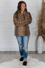 Load image into Gallery viewer, Delight My Heart Animal Print Pullover
